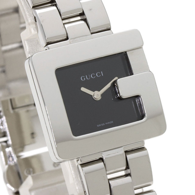 GUCCI グッチ 3600L スクエアフェイス G 腕時計 ステンレススチール/SS GUCCI グッチ 3600L スクエアフェイス G 腕時計 ステンレススチール/SS