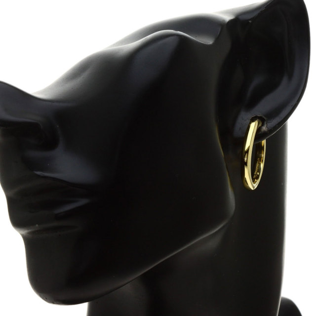 TIFFANY&Co. ティファニー クッションフープ ピアス K18イエロー  