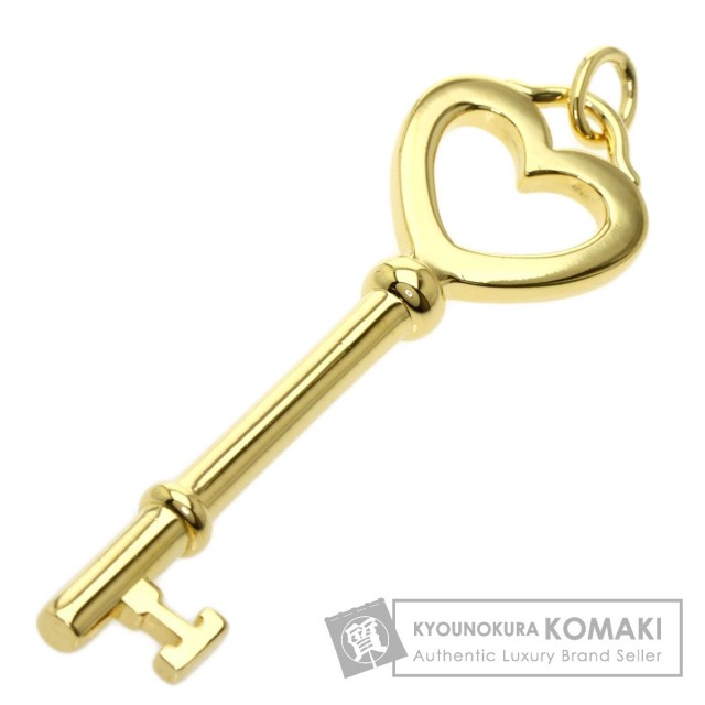 K18 ハートアンドキーペンダントトップ　2252K5204 TIFFANY&Co. ティファニー ハートキー ラージ ペンダントトップ