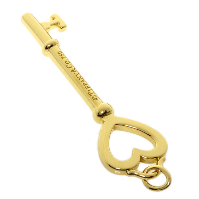 専用♡ティファニーTiffany ハート♡キー　ネックレス　トップ　K18 中古】 ティファニー TIFFANY&Co. K18PG ネックレス ハート キー