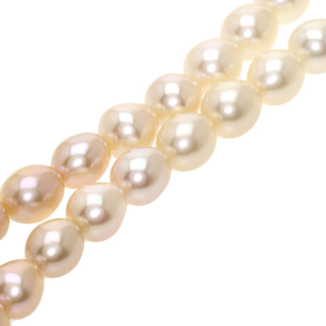 MIKIMOTO ミキモト グラデーション パール 真珠 ネックレス K18 