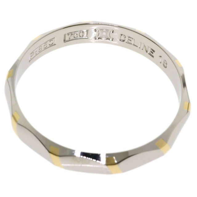 CELINE セリーヌ コンビリング #18 リング・指輪 プラチナPT850/K18YG  