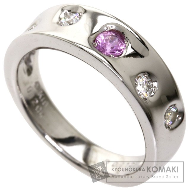 MIKIMOTO ミキモト ピンクサファイア ダイヤモンド リング・指輪 K18