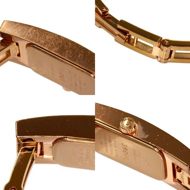 GUCCI グッチ 3900L スクエアフェイス 腕時計 GP/GP レディース