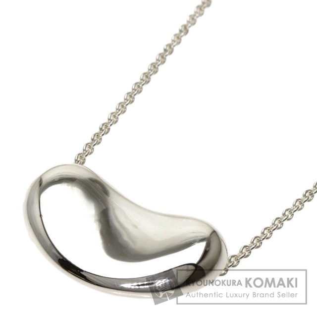 TIFFANY&Co. ティファニー ビーン ラージ ロング ネックレス シルバー  