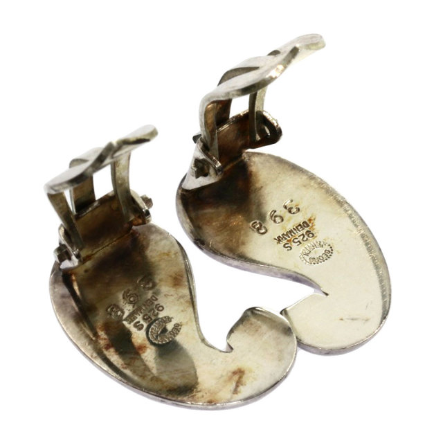 Georg Jensen ジョージジェンセン パール 真珠 398 イヤリング 