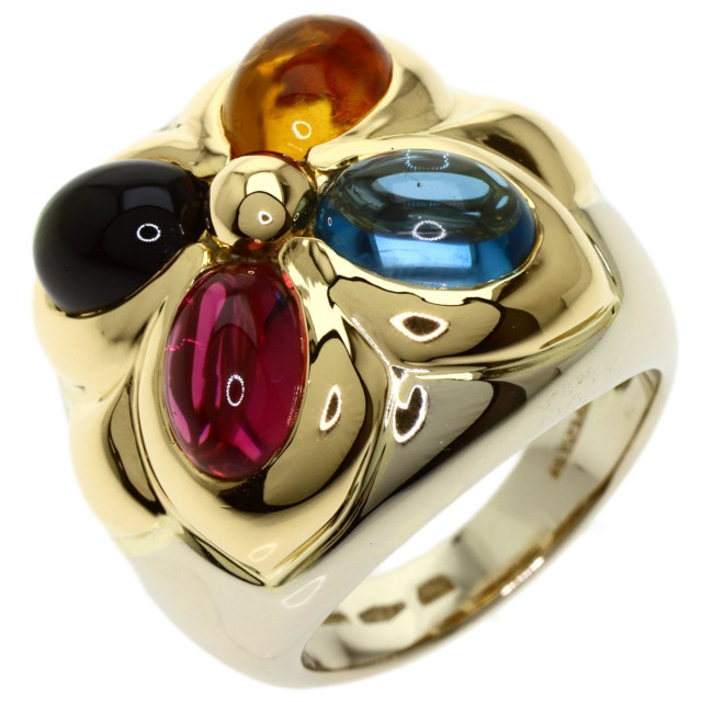 BVLGARI ブルガリ アレグラ マルチカラーストーン リング・指輪 K18 