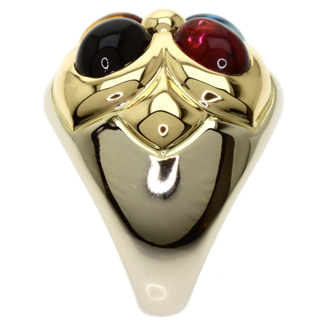 BVLGARI ブルガリ アレグラ マルチカラーストーン リング・指輪 K18 