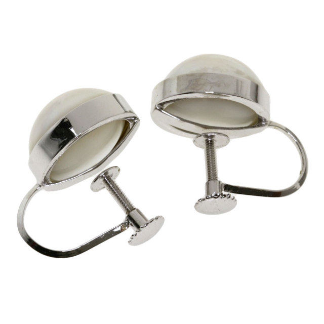 マベパール 真珠 イヤリング K14ホワイトゴールド 5g レディース  