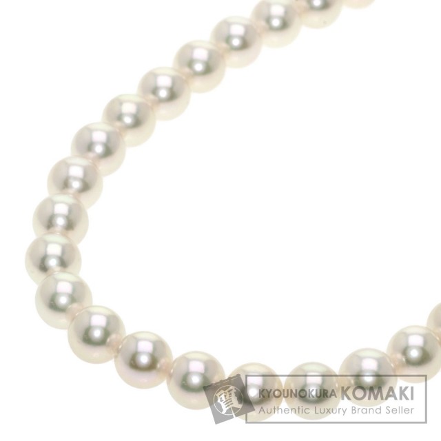 MIKIMOTO ミキモト アコヤパール 真珠 M チャーム付 ネックレス 