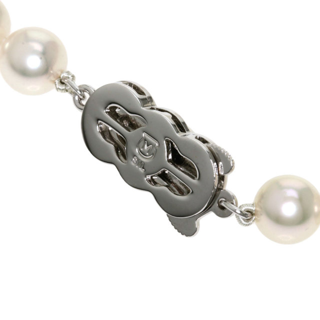 MIKIMOTO ミキモト アコヤパール 真珠 M チャーム付 ネックレス 