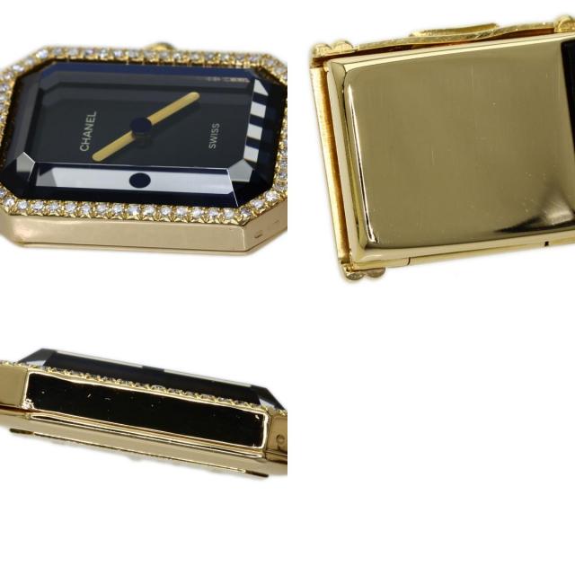 CHANEL シャネル H0094 プルミエール ベゼルダイヤモンド 腕時計 K18  