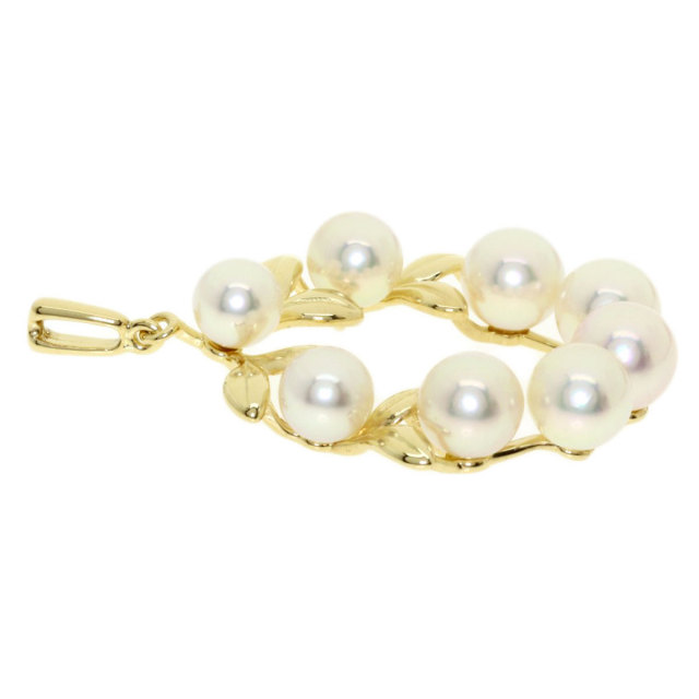 MIKIMOTO ミキモト パール 真珠 ペンダントトップ K14イエローゴールド 