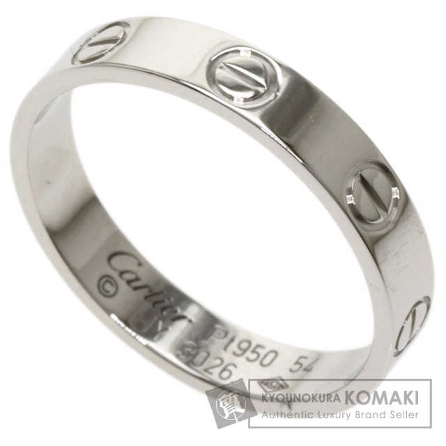 CARTIER カルティエ ミニラブリング #54 リング・指輪 プラチナPT950  