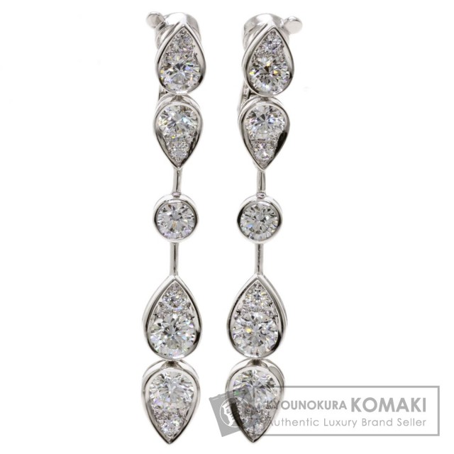 CARTIER カルティエ プリュイ ドゥ カルティエ ダイヤ ドロップ ピアス  