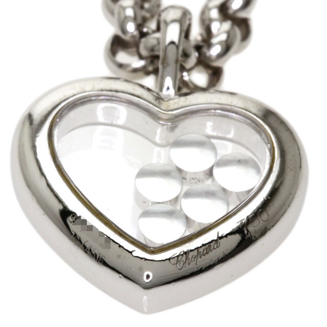 Chopard ショパール ハッピーダイヤモンド 5P ダイヤモンド ネックレス 