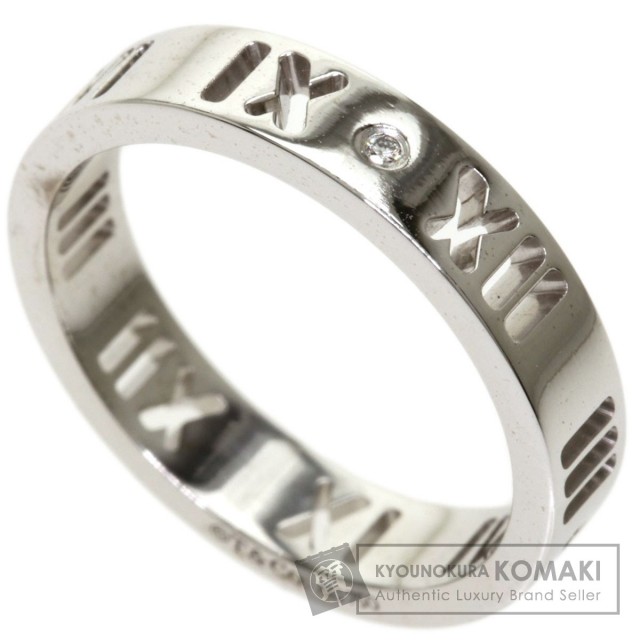 TIFFANY&Co. ティファニー ピアスド アトラス 4P ダイヤモンド リング  