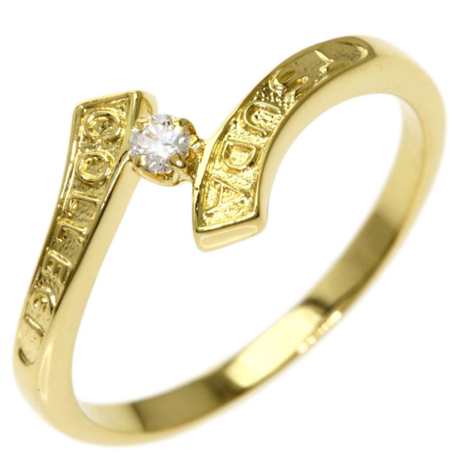 ミキモト こわし MIKIMOTO 指輪 ダイヤ サファイヤ リング 11号 K18YG  