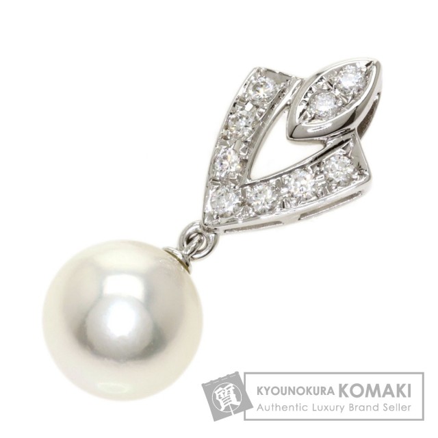 MIKIMOTO ミキモト パール 真珠 ダイヤモンド ペンダントトップ K18 