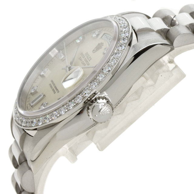 ROLEX ロレックス 18346A デイデイト 10P ダイヤモンド 腕時計