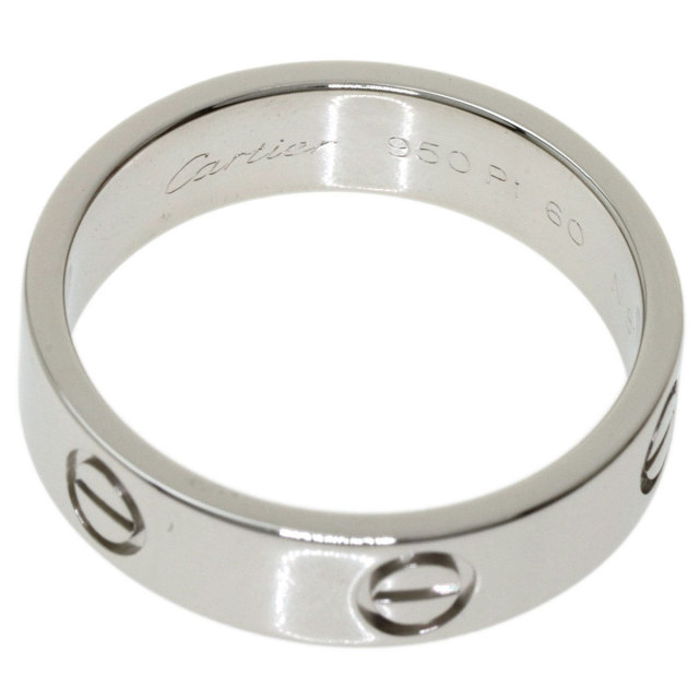 CARTIER カルティエ Pt950プラチナ ラブリング 1P ダイヤ リング・指輪  