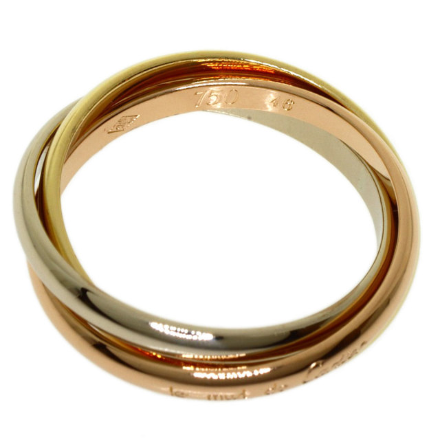 カルティエ　トリニティリング　XS サイズ46 CARTIER カルティエ トリニティ XS #46 リング・指輪 K18