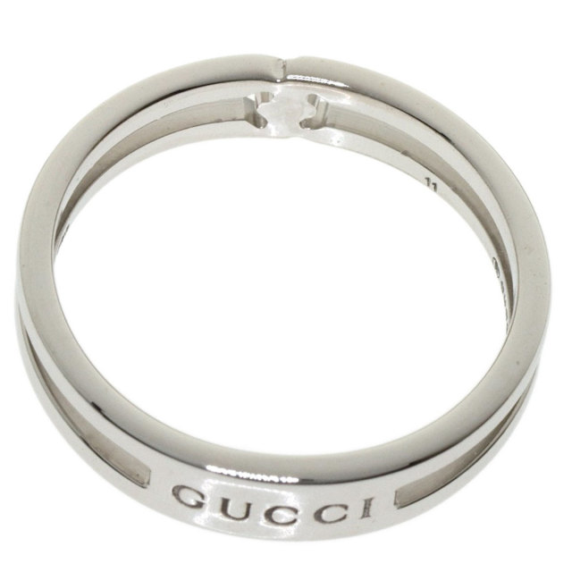 GUCCI グッチ インフィニティ #11 リング・指輪 K18ホワイト