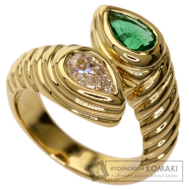 BVLGARI ブルガリ ドッピオバチェラート エメラルド ダイヤモンド 