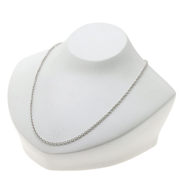 BVLGARI ブルガリ チェーンのみ 45cm ネックレス K18ホワイトゴールド  