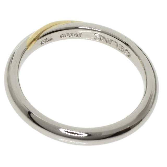 CELINE セリーヌ コンビ リング・指輪 プラチナPT900/K18YG レディース  