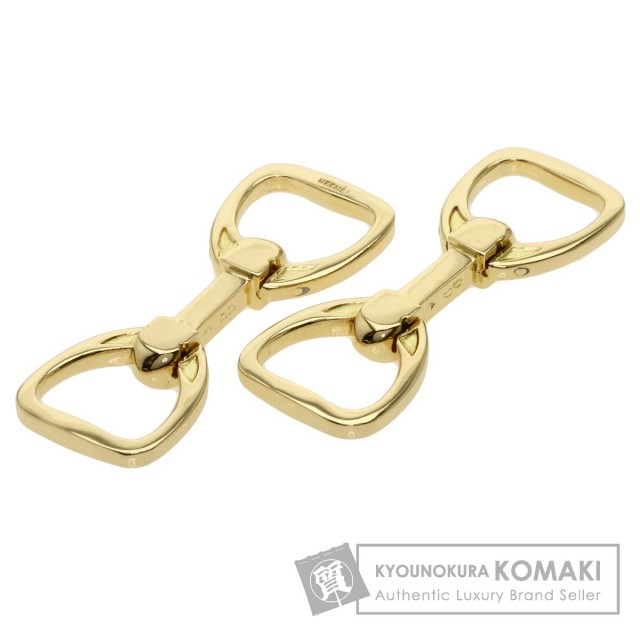 HERMES エルメス カフス コンビ K18 SV925 シルバー 金
