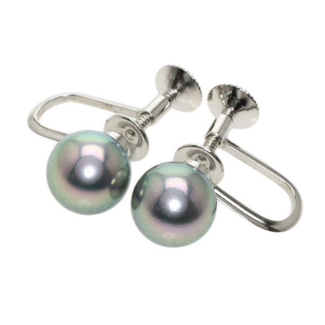 TASAKI タサキ グレーパール 真珠 イヤリング リング 3点セット 