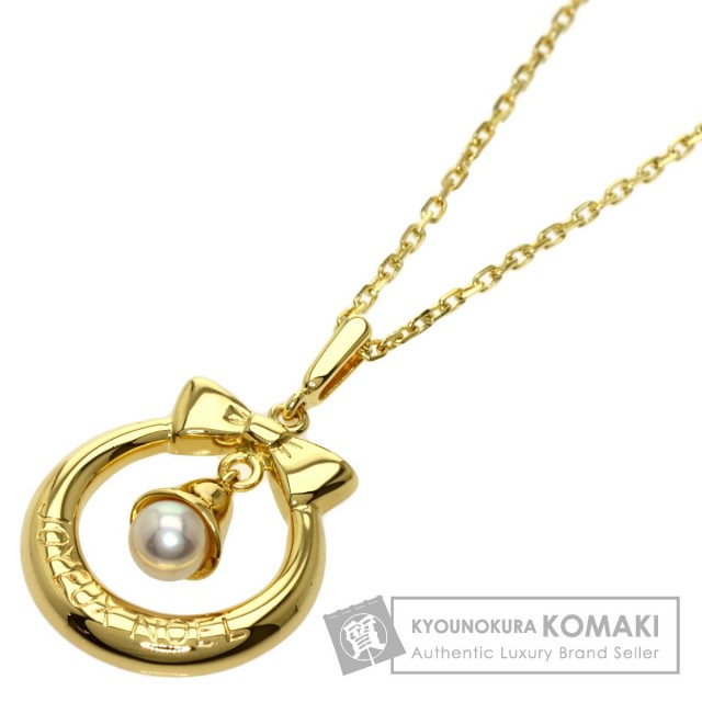 MIKIMOTO ミキモト ベビーパール 真珠 JOYEUX NOEL ネックレス K18  