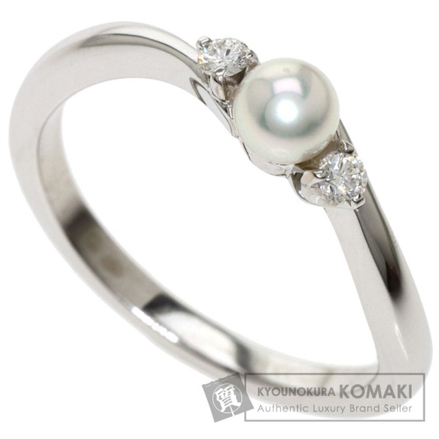 MIKIMOTO 真珠島 10号 K18 パールリング ミキモト(MIKIMOTO) K18 ベビーパール 指輪 10号 イエロー