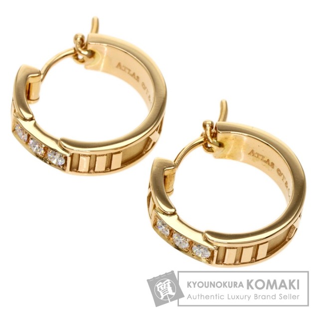 TIFFANY&Co. ティファニー アトラス フープ ダイヤモンド ピアス