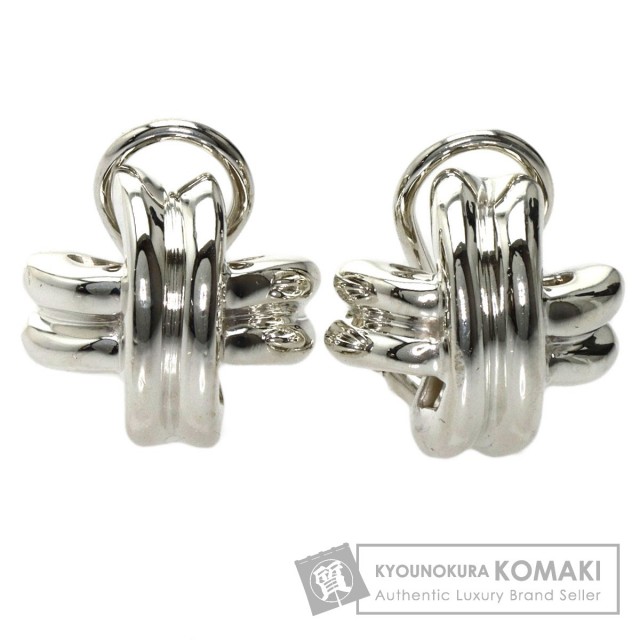 TIFFANY&Co. ティファニー シグネチャー イヤリング シルバー レディース 