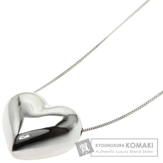 TIFFANY&Co. ティファニー ピンチドハート ネックレス シルバー レディース