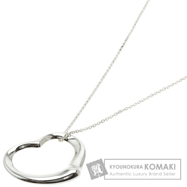 TIFFANY&Co. ティファニー オープンハート ラージ ロング ネックレス 
