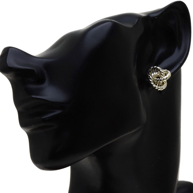 TIFFANY&Co. ティファニー ツイスト ピアス シルバー/K14YG レディース