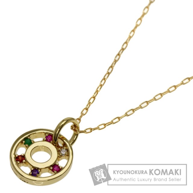 美品！！ルジアダ RUGIADA K18 ガーネットネックレス （RUGIADA  