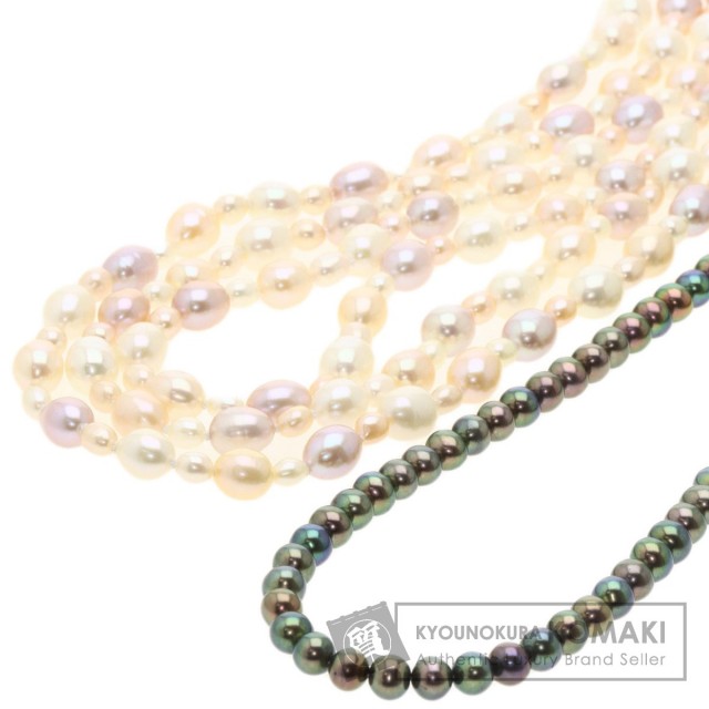 淡水パール 真珠 4点セット ネックレス シルバー レディース 