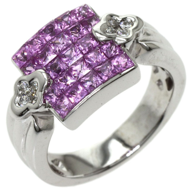 マスミカサハラ 笠原真寿美 ピンクサファイア ダイヤモンド リング  