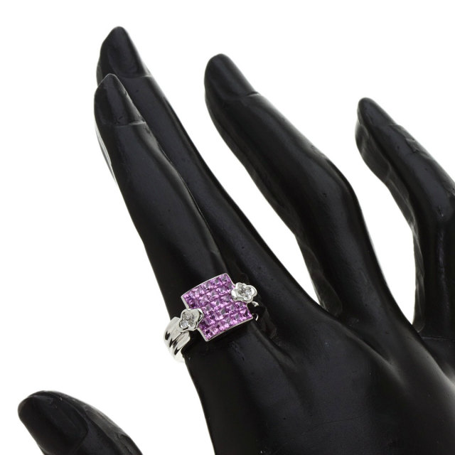 マスミカサハラ 笠原真寿美 ピンクサファイア ダイヤモンド リング  