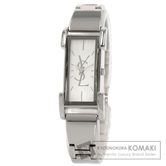 YVES SAINT LAURENT イヴ・サンローラン YSL スクエアフェイス 腕時計  