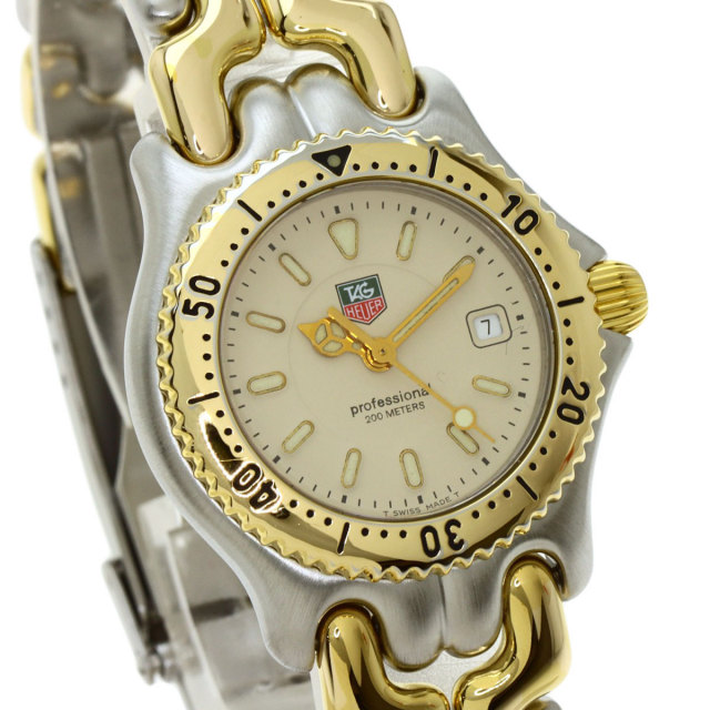 TAG HEUER タグホイヤー セルシリーズ 腕時計 クォーツ WG1421-0 プロフェッショナル 200ｍ デイト コンビ レディース 未稼働  ys071202 タグ・ホイヤー