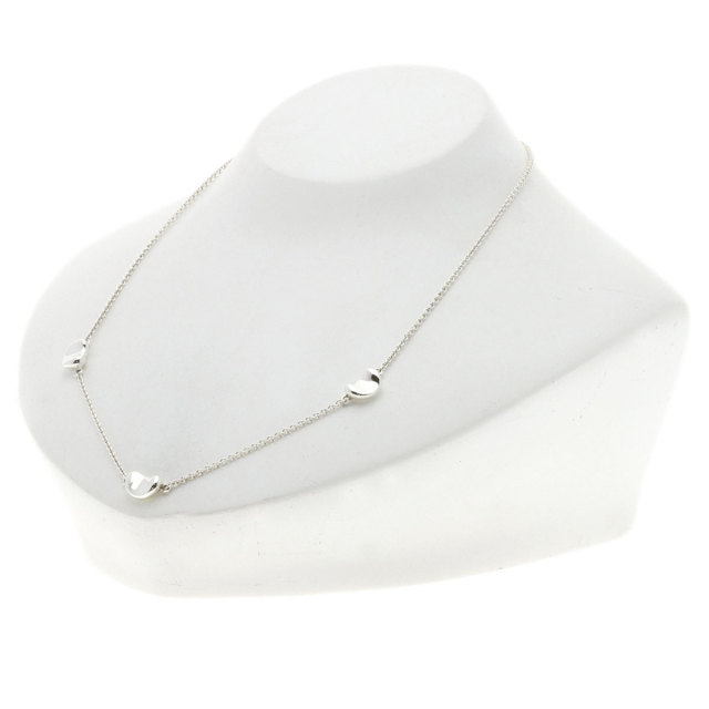 TIFFANY&Co. ティファニー トリプル ビーンズ ネックレス シルバー 