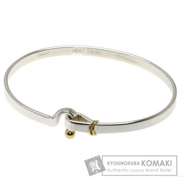 ティファニー　フックアンドアイ　バングル　シルバー　ゴールド　ブレスレット TIFFANY&Co. ティファニー フック&アイ バングル ブレスレット