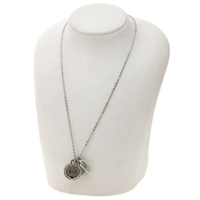 HERMES エルメス コルダージュ ロープ メタル ネックレス 金属製  