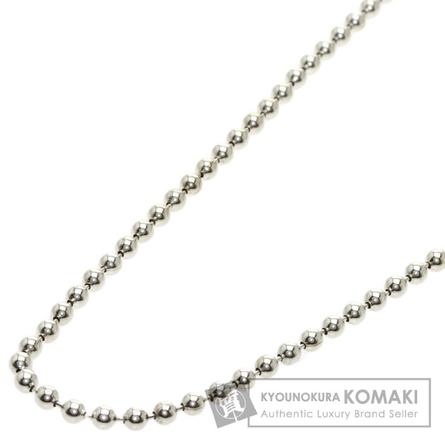 TIFFANY&Co. ティファニー ボールチェーン ネックレス シルバー レディース