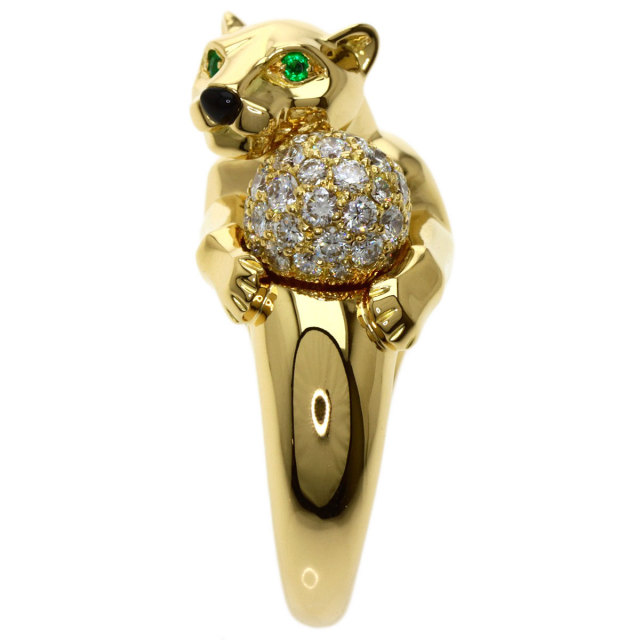 CARTIER カルティエ パンテール ヴェドラ リング #54 エメラルド 